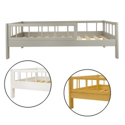 Cama infantil de madera con barandillas 160x80cm
